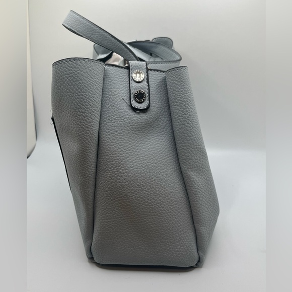 Steve Madden Women’s Bparker  Light Gray  Faux Leather Tote Purse Satchel OS - Picture 9 of 16